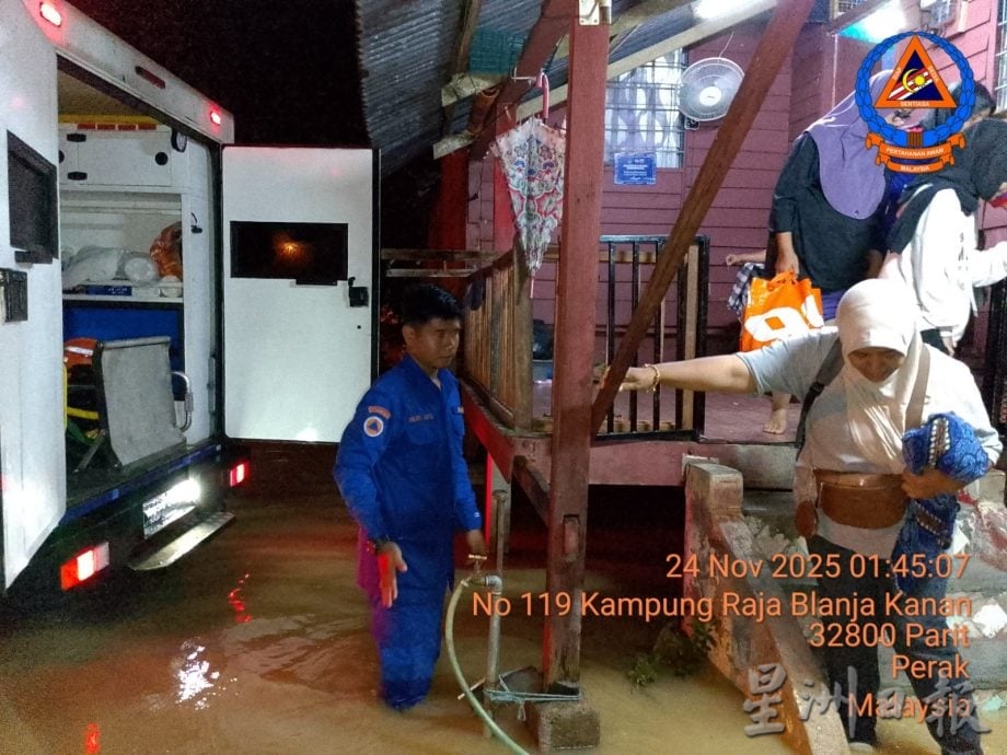 霹水灾严峻 16疏散中心安置900灾黎