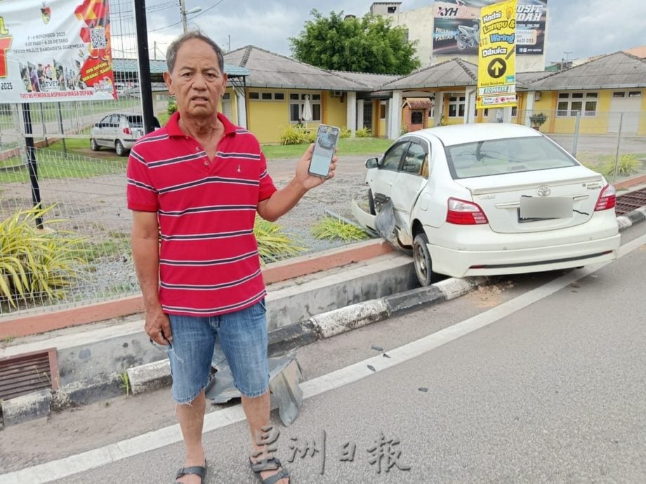 马口“红车”！肇祸司机夜晚惹祸，白天已先撞车