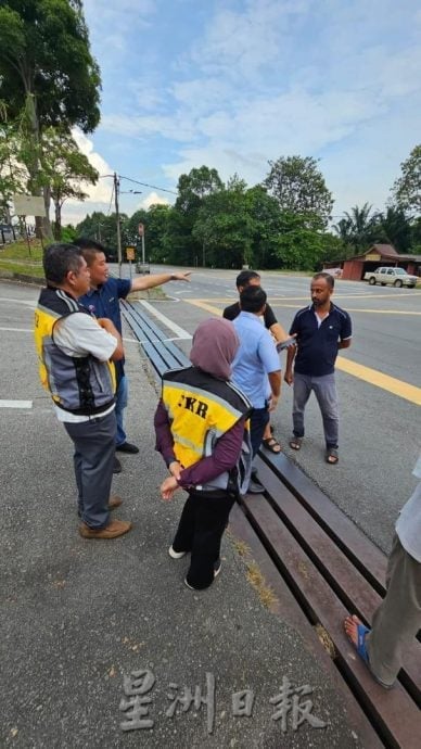 NS波德申/频密发生车祸的花园路口，提升各项安全措施保障出入居民安全