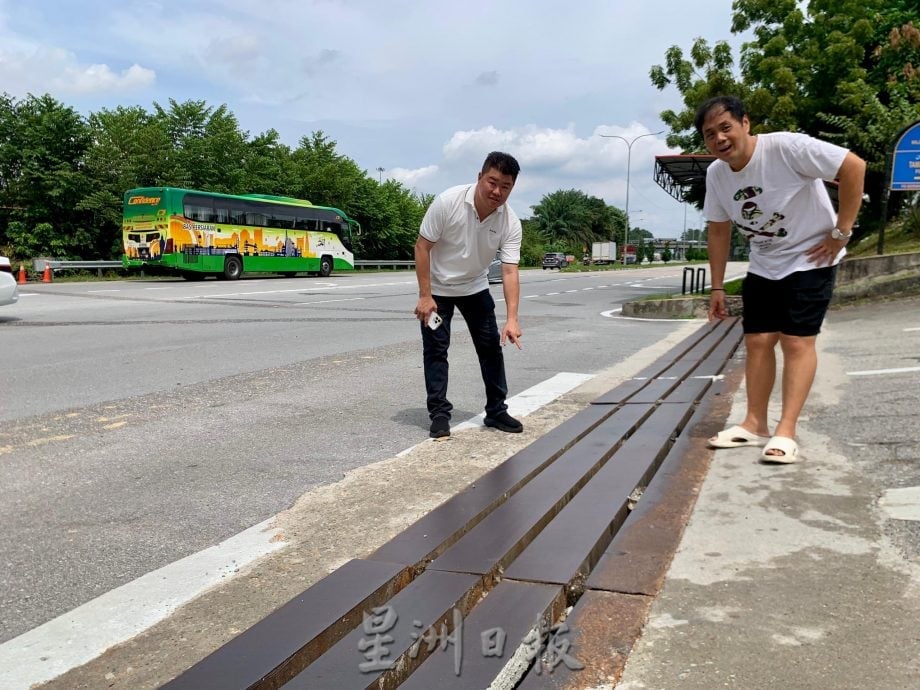NS波德申/频密发生车祸的花园路口，提升各项安全措施保障出入居民安全