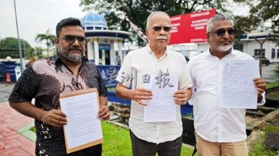 针对首相前政治秘书涉贪污指控 民权共识党报警促配合反贪会调查