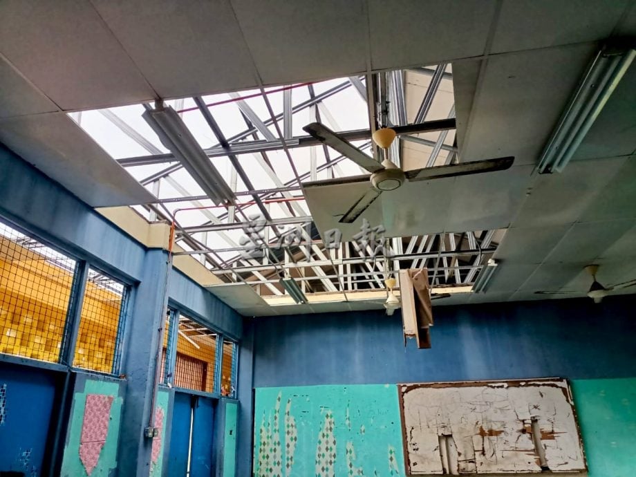 供星洲网/“森亚尔”破坏力惊人，波县多所学校建筑物遭暴风来袭