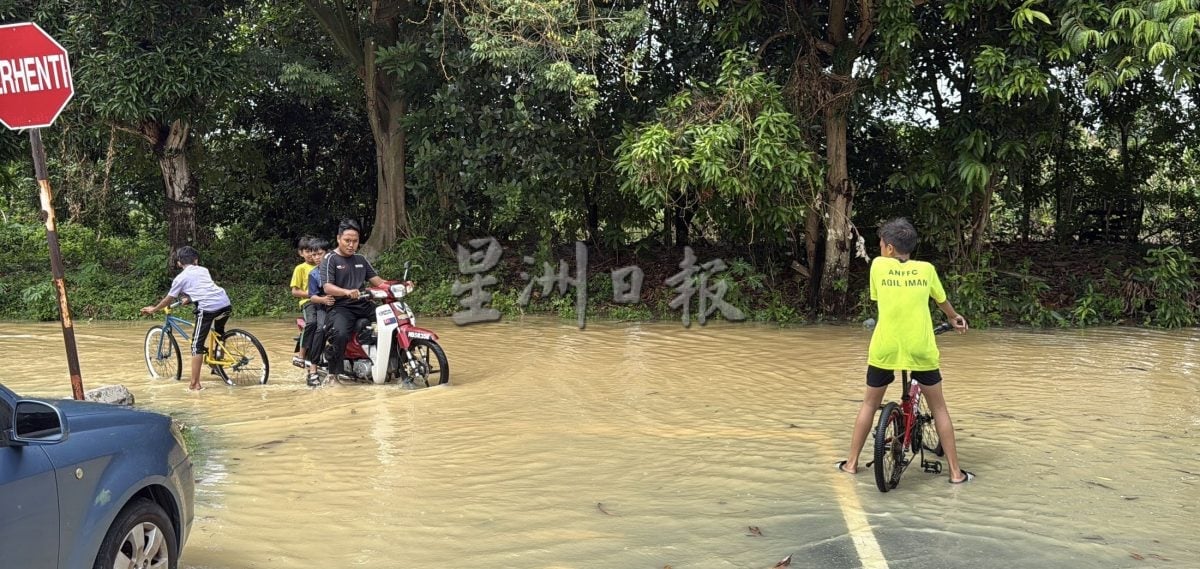 (古城封面主文/签发)“森亚尔”暴雨致河水暴涨·佳林园成灾区数百户受影响