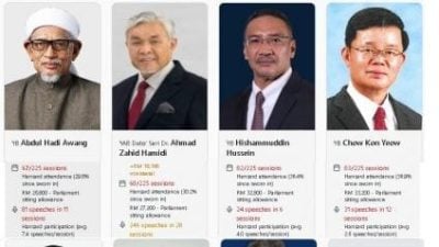 10议员常缺席国会 8人身兼多职 榜首居然是他！