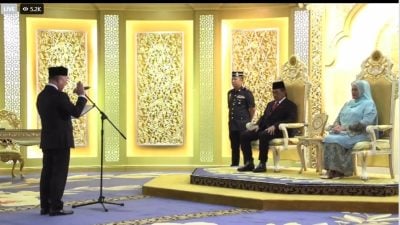 沙巴州新内阁宣誓就任  没有华裔代表