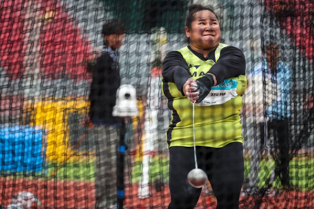 2025泰国东运会田径赛|娜妮女铅球爆冷夺金 王秀美女链球3连冠