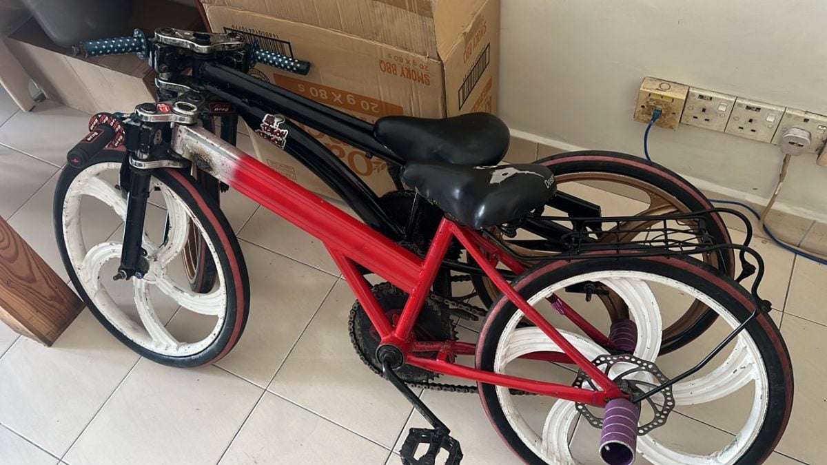 2少年骑蚊型脚车闯红灯 警:两人供称不知交通灯转红