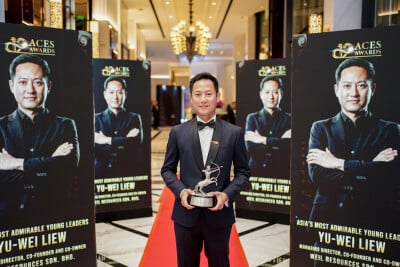 Mr. Yu-Wei Liew of WEIL Hotel wins Asia’s Most Admirable Young Leader at ACES Awards 2025