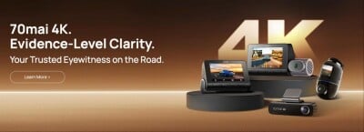70mai Launches 4K Dash Cam Series: True 4K Provides Evidence-Level Clarity