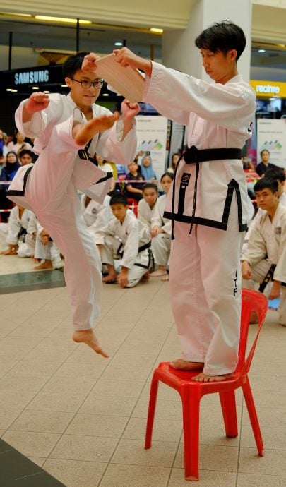 (7/12见报）星角摄/ea跆拳道磨练体魄，也锤炼意志。