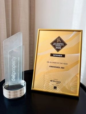 Vinhomes honored as “Developer of the Year Southeast Asia 2025” at the Dot Property Southeast Asia Awards 2025