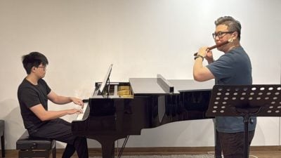 视频 | 师生们热爱笛子 希望大家听到甲州好听的笛子音乐