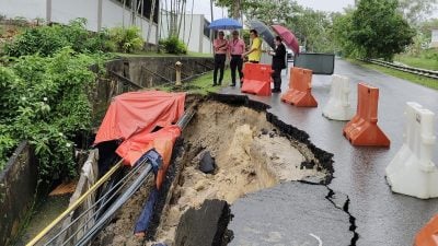 惊魂岭土崩恶化需重规划 . 修复招标工程喊停