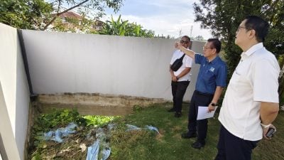 砂灾管会拨60万 . 民宅泥土侵蚀将修复