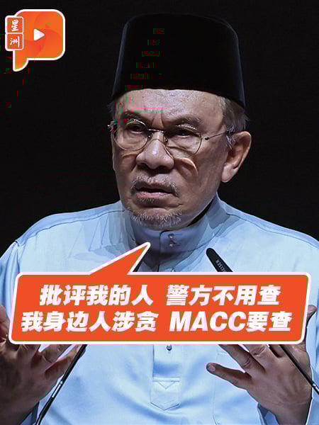 安华：警方不用调查批评者 身边人涉贪也要抓