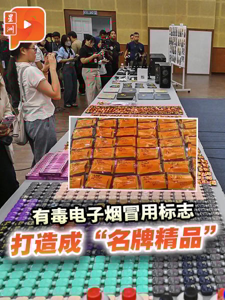 有毒电子烟冒用标志 打造成“名牌精品”