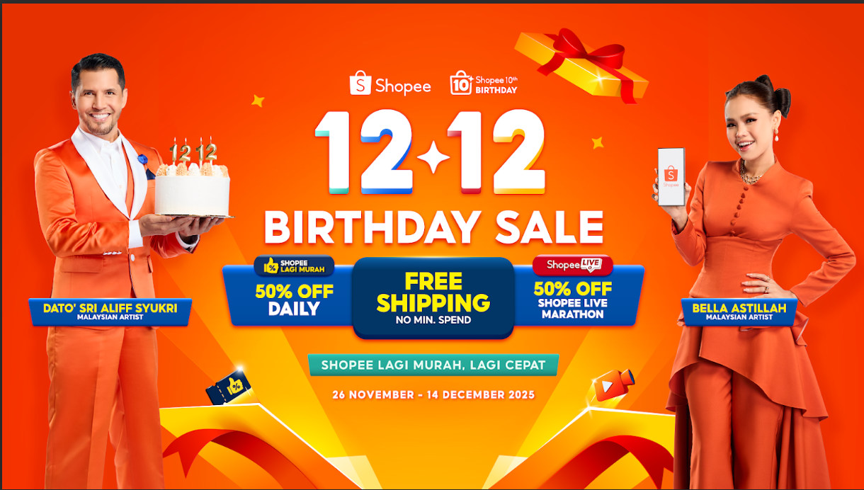 Shopee 12.12 Birthday Sale!