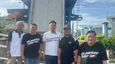 丹绒巴刹挡潮闸启用 黄勇斌：防洪能力增强