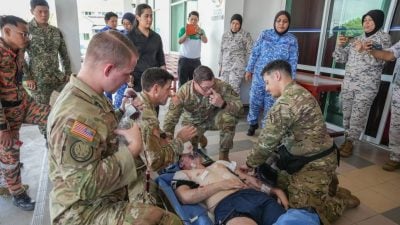 提升医疗急救实操能力 ESSCOM与美方联合演练