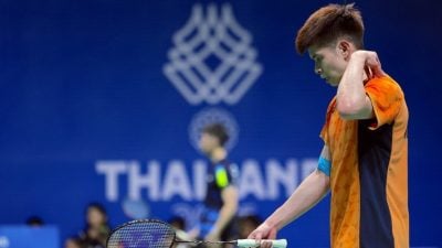 泰国东运会 羽球男团决赛 ​ | 梁峻豪2局负阿尔维 大马0比1落后印尼