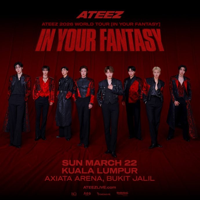 ATEEZ明年322唱进大马 门票明日起开售