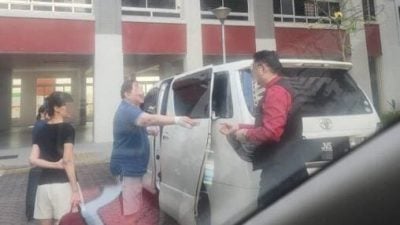 目睹下车后付钱 疑似霸王车载客