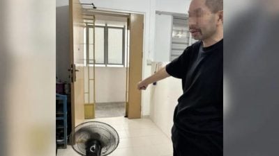 狮城阿叔：邻居楼梯间抽烟还打人  邻居否认动手