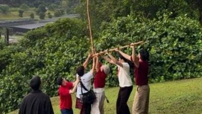 DJ拍新年歌状况连连 无人机卡树急营救