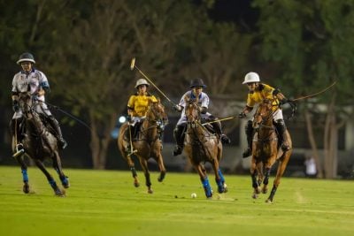 苏丹观看东运会 . 马球赛 汶夺银