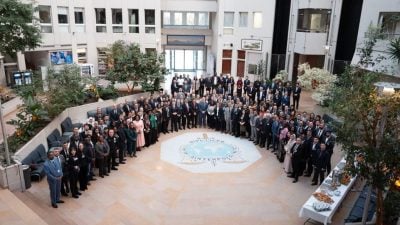 国际刑警人口贩运偷渡会议．汶警代表赴法国与会