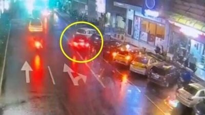 台毒驾司机连撞7车 父舍身救警卡车底 女儿泣诉：一直喊救我