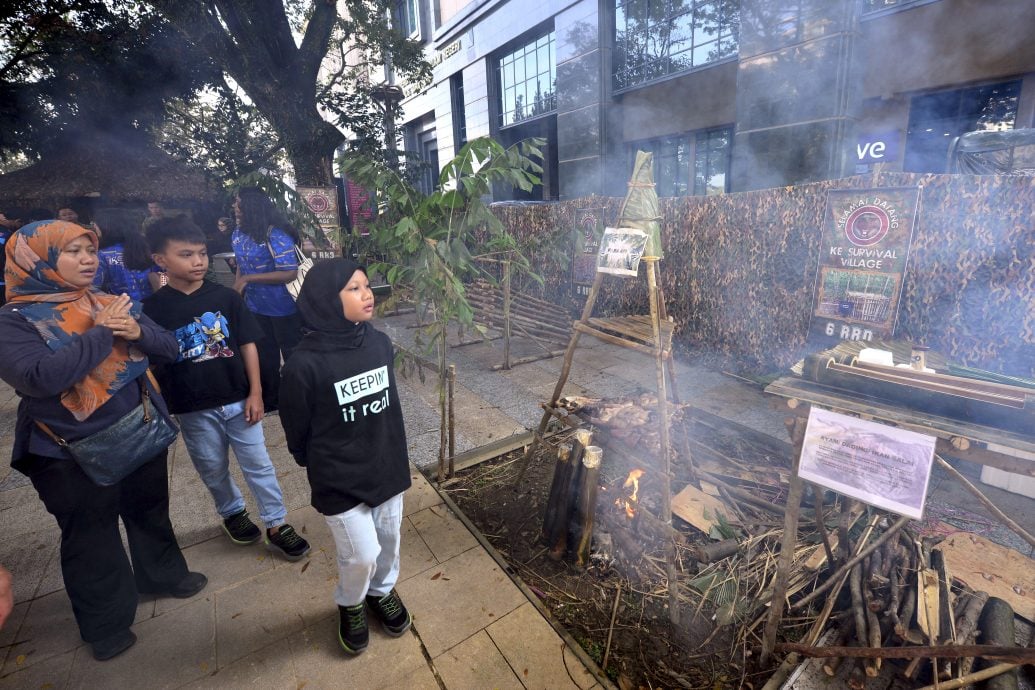 “与民同在共振昌明”／国防卫队推出的“求生村庄”引起热烈回响