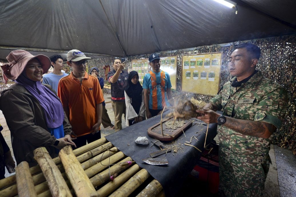 “与民同在共振昌明”／国防卫队推出的“求生村庄”引起热烈回响