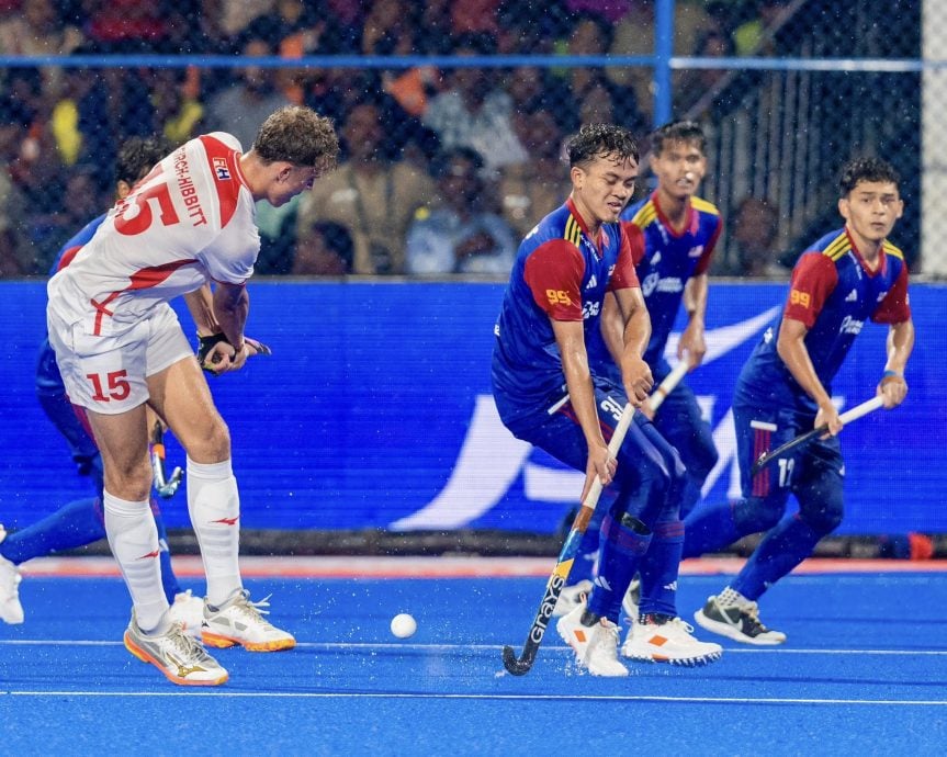 世界杯青少年男钩赛| 1比3不敌英格兰  大马小组2败无缘8强