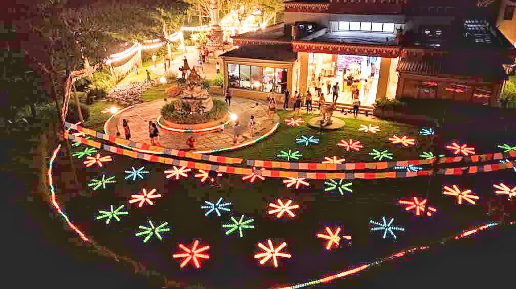 直凉珍宝觉心寺十万盏灯千手观音祈福法会 梁耀雯:激励人心意义