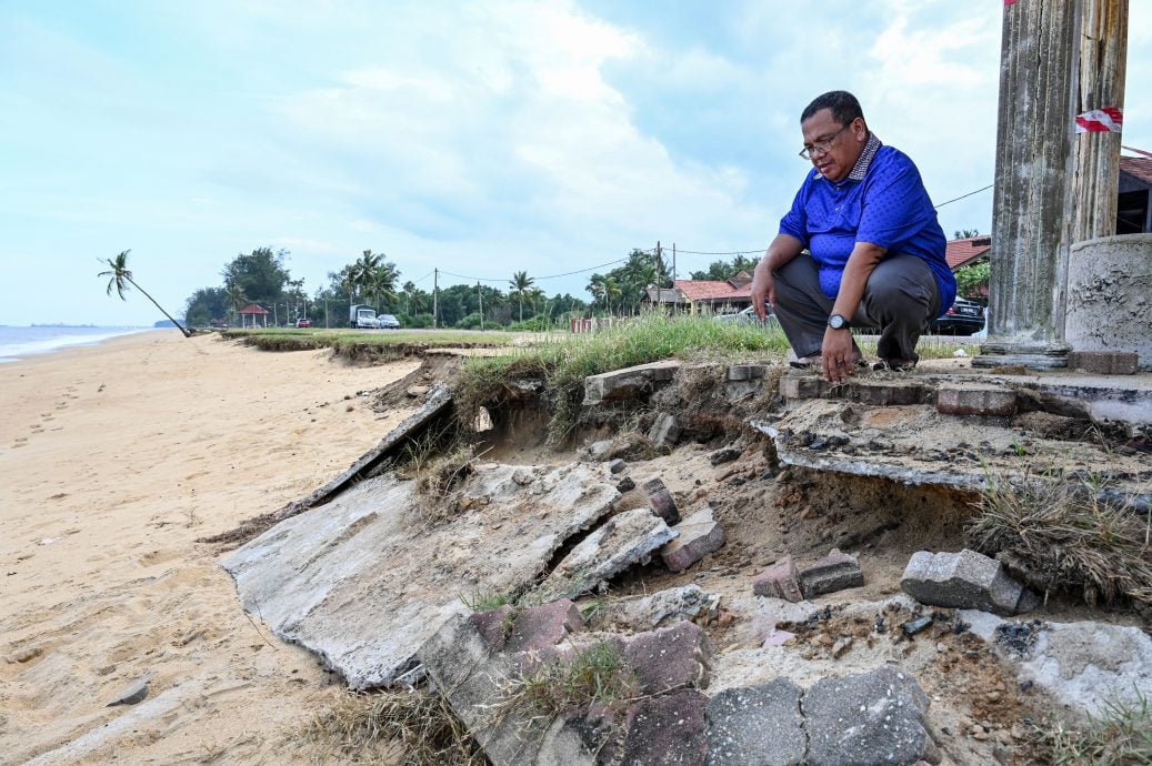 东(已签发):北加甘榜加查海蚀恶化