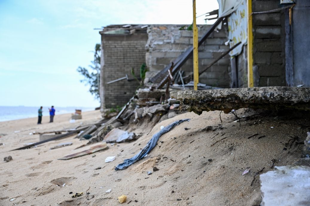 东(已签发):北加甘榜加查海蚀恶化