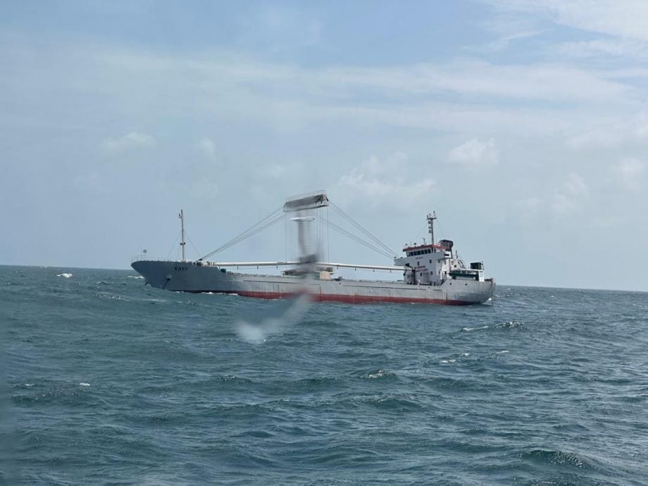 东:一艘自霹雳州红土坎开往越南的货船在航行途中发生严重进水,幸经大马海事执法机构快速反应与协调救援,成功救出船上15名船员。