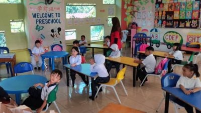 双溪索培民华小迎新日 42学前班新生喜迎入学