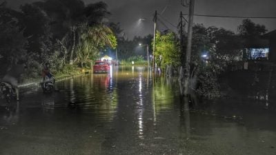水利局发布预警   关丹低洼区面临水灾