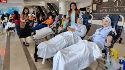 瓜拉吉赖狮子会  捐血运动筹167包血