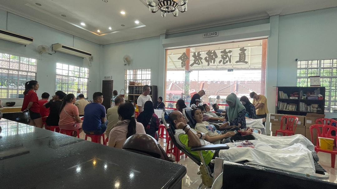 东:直凉佛教会捐血运动筹获80包血浆