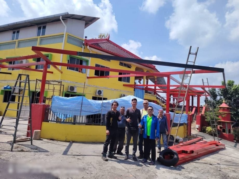 东:(已签发)双溪兰济公庙铁棚年久失修,获邹宇晖拨款2.5万重建