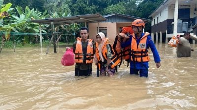 甘榜乌鲁双溪又水灾   23人迁至疏散中心