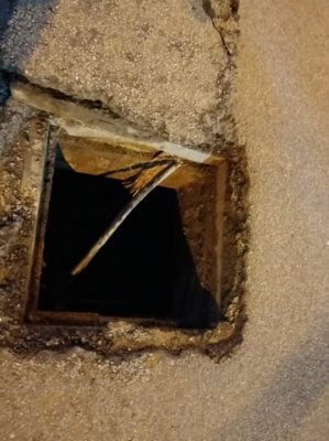 东:(已签发)第四度盗窃地下电缆,一无所获窃贼空手逃