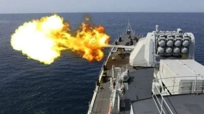 中日关系紧张 中国再在黄海实弹射击