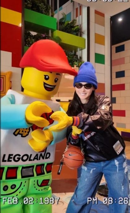 为7岁小儿子庆生 张柏芝母子玩转游乐园