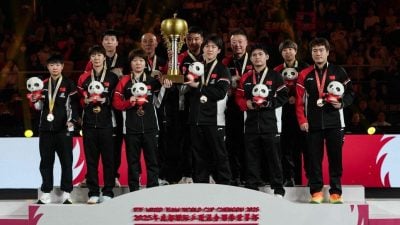 乒乓混合团体世界杯|决赛轻取日本11战全胜  中国实现3连冠