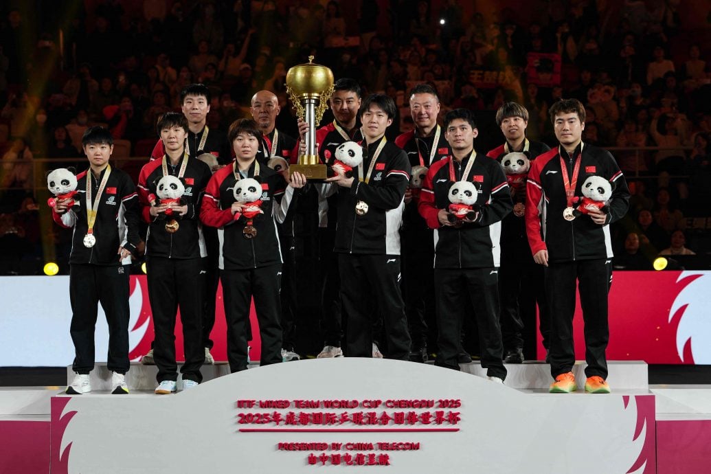 乒乓混合团体世界杯|决赛轻取日本11战全胜  中国实现3连冠