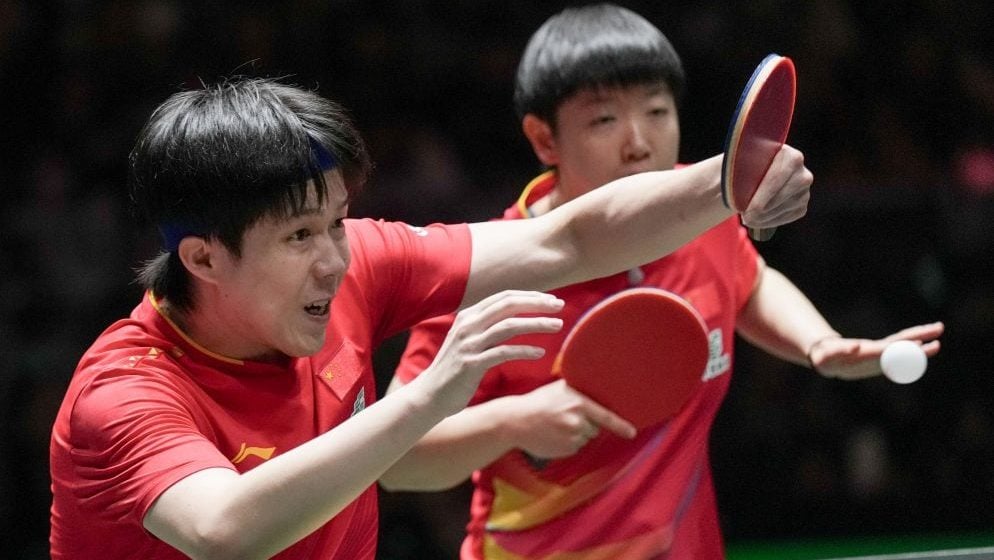 乒乓混团世界杯|“莎头”打头阵全取3分  中国再胜韩国闯决赛